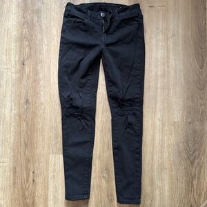 American Eagle black skinny jeans